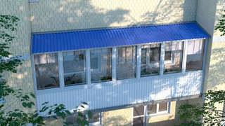 Будівництво балкона Харков фото