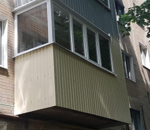Балкон з виносом у хрущовці ціна Харків