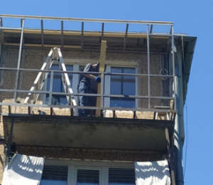 Посилення розширення балконів