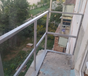 Креслення каркаса балкона на 1 поверсі